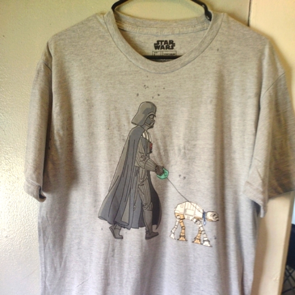 Official Star Wars,Darth Vader, Men's Large Tshirt & FREE THANK YOU GIFT